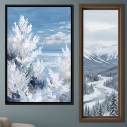 Frosted Seaside Botanicals - NicheCanvas