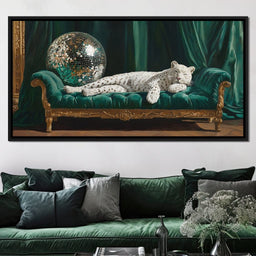 Opulent Disco Dream Leopard - NicheCanvas