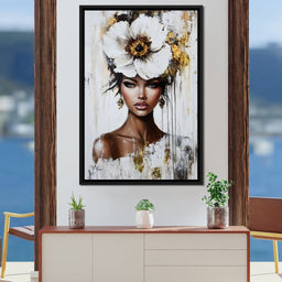 Golden Petal Elegance - NicheCanvas