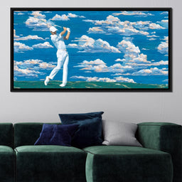 Swinging Through Dream Clouds - NicheCanvas