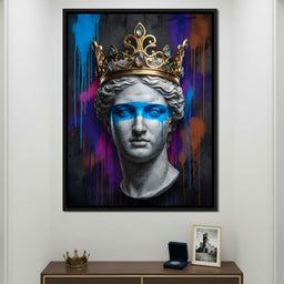 Crowned in Neon - NicheCanvas