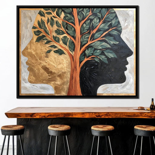 Dual Reflections of Nature Canvas Print
