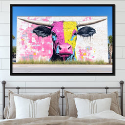 Street Art - Cute Horns - NicheCanvas