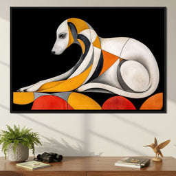 The Bauhaus Hound - TooplesArt - NicheCanvas