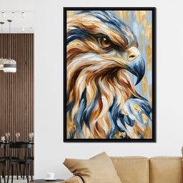 Golden Vigil Of The High Predator - NicheCanvas