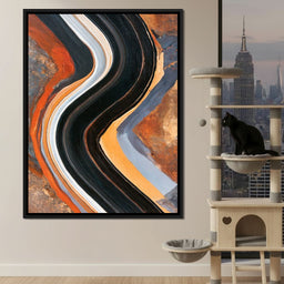 Where Liquid Stone Meets Metal - NicheCanvas
