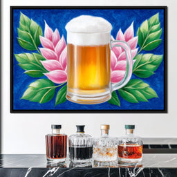 Floral Refreshment Beer Fusion - NicheCanvas