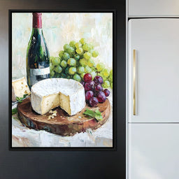 Wine and Cheese Delight - NicheCanvas