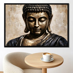 Golden Stillness Of Inner Reflection - NicheCanvas