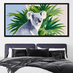 Koala Among Verdant Leaves - NicheCanvas
