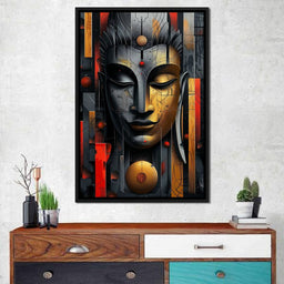 Radiant Geometric Balance - NicheCanvas