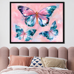 Three Winged Dancers Taking Flight - NicheCanvas