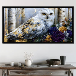 Silent Watcher Among Golden Birch - NicheCanvas