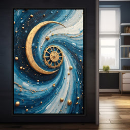 Celestial Clockwork Symphony - NicheCanvas