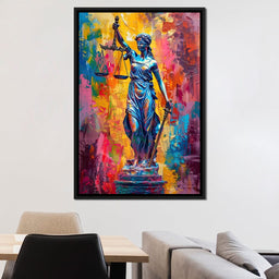 Justice Amongst Colors Reign - NicheCanvas