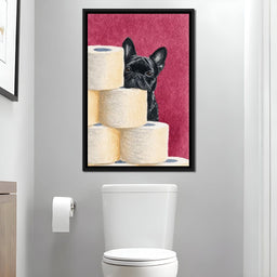 French Bulldog Peekaboo Rolls - NicheCanvas