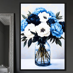 Floral Symphony in Glass - NicheCanvas