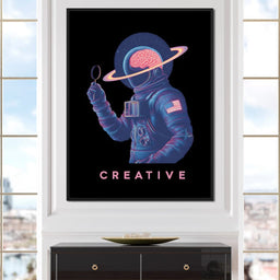 Neon Astro Mind Odyssey - NicheCanvas