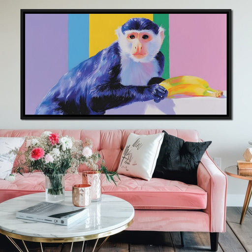 Majestic Primate Palette Canvas Print