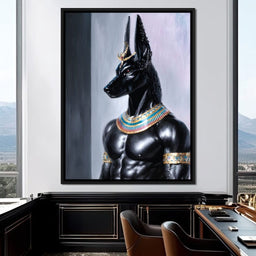 Anubis Guardian of the Pharaoh - NicheCanvas
