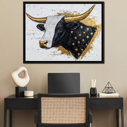 Golden Stars Majesty - NicheCanvas