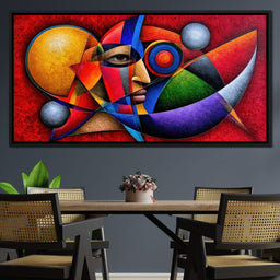 The Cubist Sun Watcher - TooplesArt - NicheCanvas