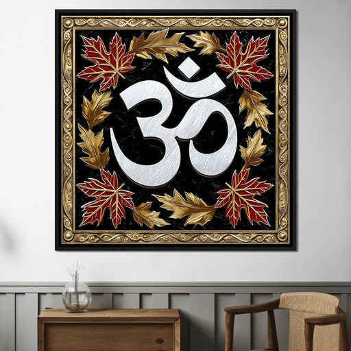 Om Reverie Autumn Embrace Canvas Print