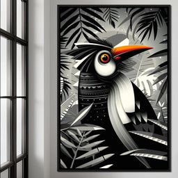 Tropical Trance Toucan - NicheCanvas