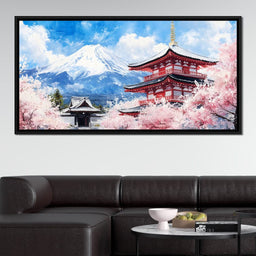 Mountains of Petal Dreams - NicheCanvas