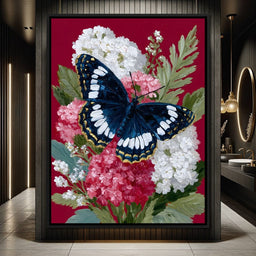 Midnight Butterfly Garden Bouquet - NicheCanvas