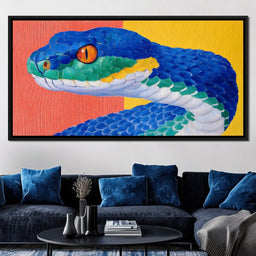 Sapphire Coil Radiance - NicheCanvas