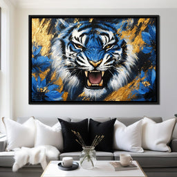 Fury of the Midnight Tiger - Alicia Smith - NicheCanvas