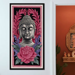 Tranquil Buddha Peony Garden - NicheCanvas