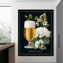 Golden Honey Ale Botanical Noir - NicheCanvas