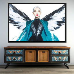 Elegance of Celestial Wings - NicheCanvas