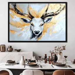 Majestic Stag Radiance - NicheCanvas