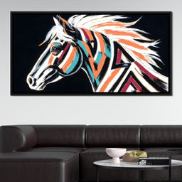 Prismatic Stallion Spirit - NicheCanvas