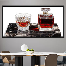 Refined Spirits Elegance - NicheCanvas