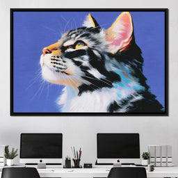 Majestic Feline Radiance - NicheCanvas