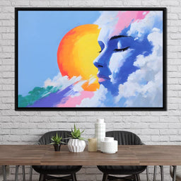 Dreamscape of Sunlit Skies - NicheCanvas