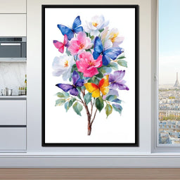 Butterfly Garden Bouquet Sale - NicheCanvas