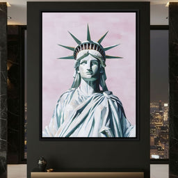 Liberty Crown Pastel Sky - NicheCanvas