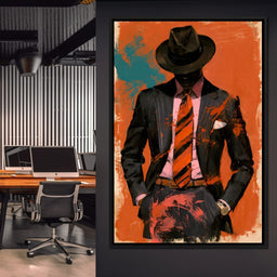 The Gentleman of Broken Colors - NicheCanvas