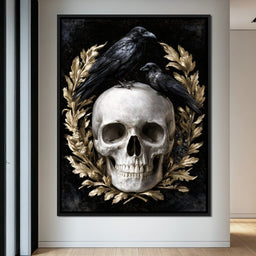 Gilded Crows Upon Bone - NicheCanvas