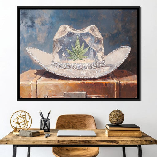 Glistening Western Hat Chronicles Canvas Print