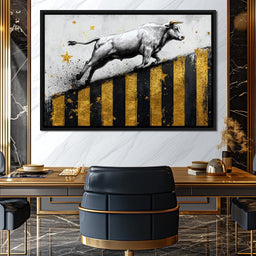 Golden Bull Market - NicheCanvas