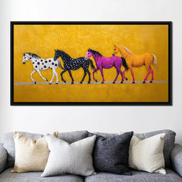 Polka Dot Stampede - TooplesArt - NicheCanvas