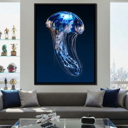 Luminous Pulse of the Deep Abyss - NicheCanvas