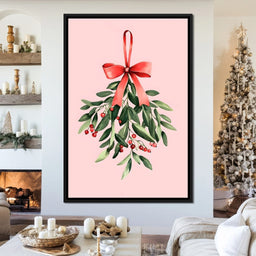 Festive Mistletoe Bouquet Charm - NicheCanvas