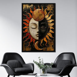 Solar Lunar Symbiosis - NicheCanvas